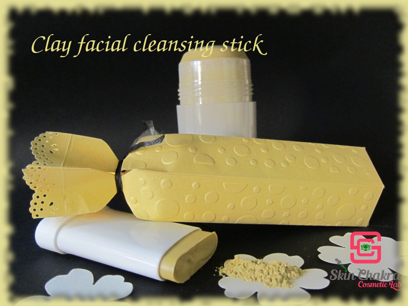 How to make a clay facial cleansing stick Swettis Beauty Blog