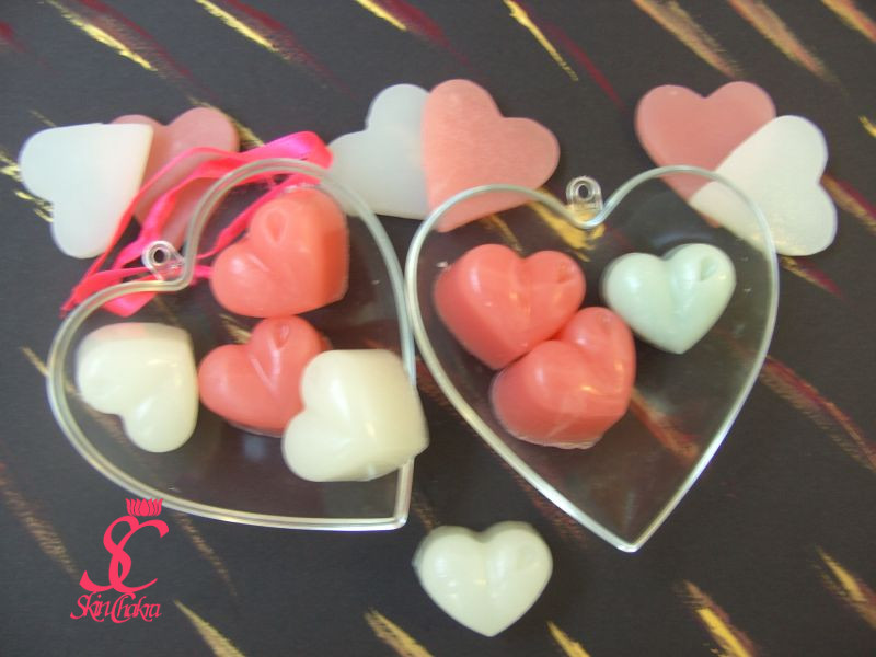 heart soap- Heart box heart box for valentine's