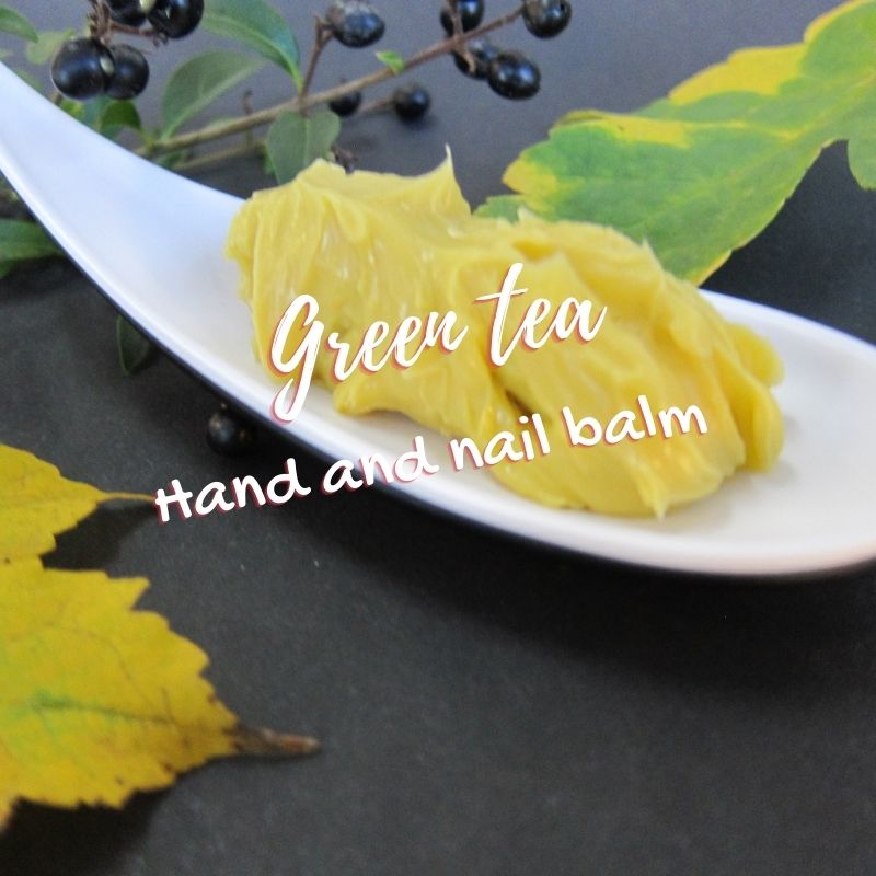 green tea hand and nail balm
