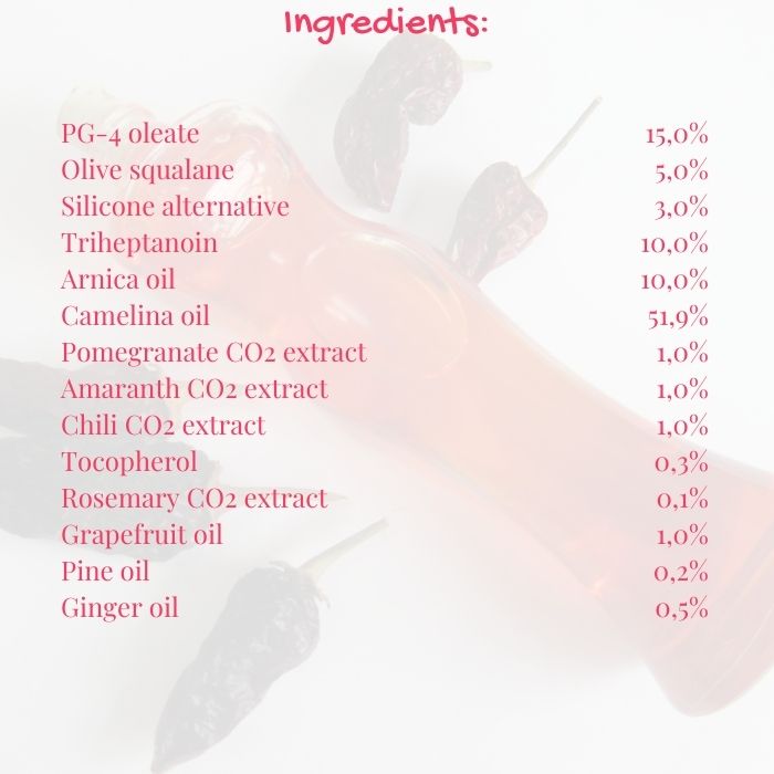 micellar oil formulation chili bath oil formulation