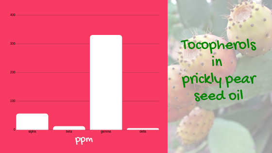 tocopherol content of cactus pear oil tocopherols in prickly pear seed oil