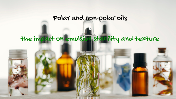 polar and non-polar oils