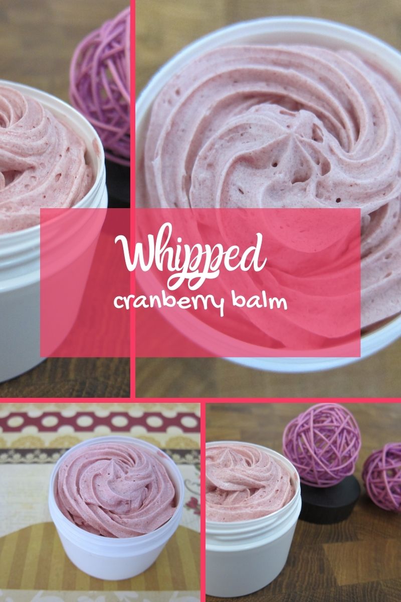 whipped cranberry balm tutorial